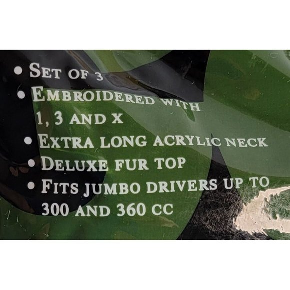 Golfmate Long Neck Head Covers Set Of 3 - Picture 3 of 3